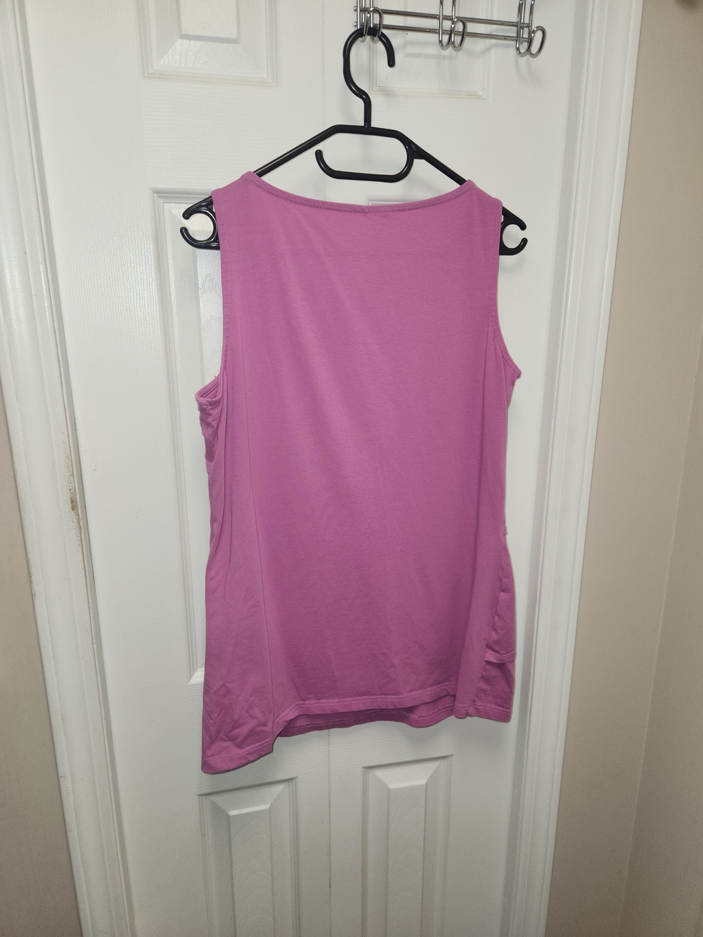 🍉Neon Buddha Fuchsia Layered Ruffled Tank - Picture 4 of 6